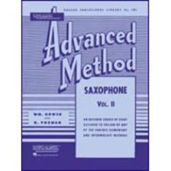 RUBANK RUBANK Advanced Method Saxophone Volume 2 By Howard Voxman & William Gower