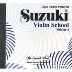 SUZUKI SUZUKI Violin School Volume 4 Cd Only Performed By David Nadien