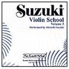 SUZUKI SUZUKI Violin School Volume 3 Performed By Shinichi Suzuki
