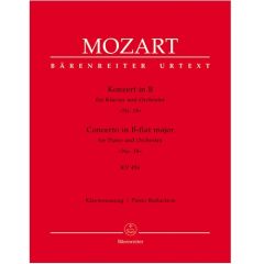 BARENREITER MOZART Concerto In B Flat Major Kv 456 For Two Pianos Four Hands