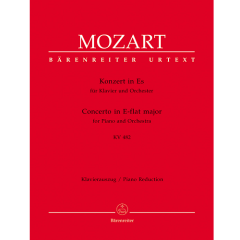 BARENREITER MOZART Concerto In E-flat Major For Piano & Orchestra No 22 Kv482