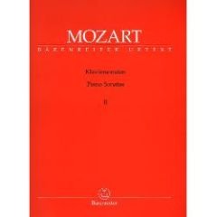 BARENREITER MOZART Piano Sonatas Vol 2 Nos 10-18 (klaviersonaten Ii)