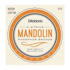 D'ADDARIO EJ74 8-string Mandolin Phosphor Bronze String Set