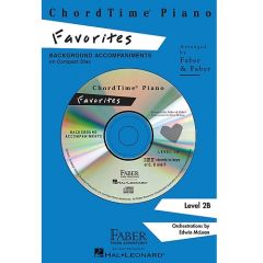 FABER CHORDTIME Piano Favorites Level 2b Background Accompaniments On Compact Disc