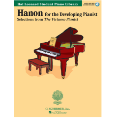 HAL LEONARD HAL Leonard Student Piano Library Hanon For The Developing Pianist Cd Included