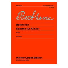 WIENER URTEXT ED BEETHOVEN Sonatas For Piano Volume 3 Urtext Edition