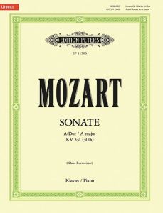 EDITION PETERS MOZART Sonata A Major Kv 331 (300i) For Piano