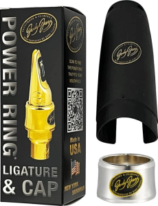 JODY JAZZ POWER Ring Ligature For Soprano Saxophone Silver (hr*/hr*custom Dark/superjet)