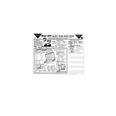 MUSIC TREASURES CO. WIPE Off Music Chart 22