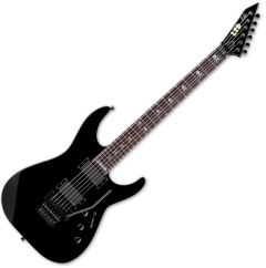 LTD GUITARS BY ESP KH-602 Black Kirk Hammett Model With Case