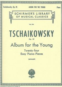 G SCHIRMER TCHAIKOVSKY Album For The Young (24 Easy Pieces) Opus 39 Arranged By Ruthardt