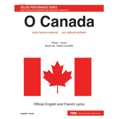 MAYFAIR LAVALEE O Canada Arranged For Easy Piano Bilingual Edition