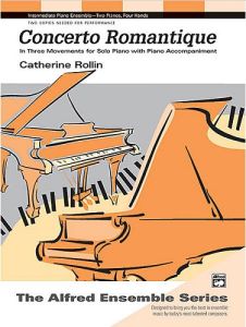 ALFRED CATHERINE Rollin Concerto Romantique For 2 Pianos 4 Hands