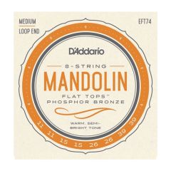 D'ADDARIO FT74 Flat Tops Phosphor Bronze Mandolin String Set