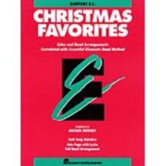 HAL LEONARD ESSENTIAL Elements Christmas Favorites For Baritone B.c.