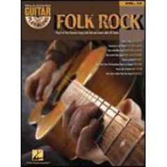 HAL LEONARD GUITAR Play-along Folk Rock 8 Favorite Songs With Tab & Sound-alike Cd