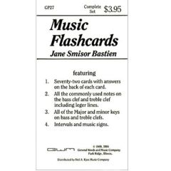 BASTIEN PIANO BASTIEN Music Flashcards