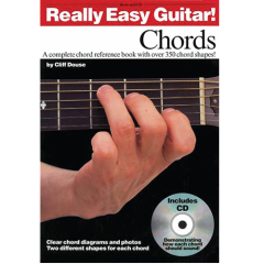 MUSIC SALES AMERICA REALLY Easy Guitar Chords By Cliff Douse Book & Cd