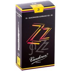 VANDOREN ZZ Jazz Soprano Saxophone Reeds #3 - Individual, Single Reeds
