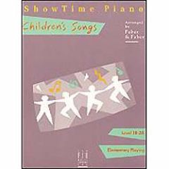 FABER SHOWTIME Piano Kids' Songs Level 2a Arranged By Faber & Faber