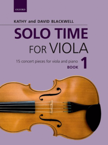 OXFORD UNIVERSITY PR SOLO Time For Viola Book 1 By Kathy & David Blackwell