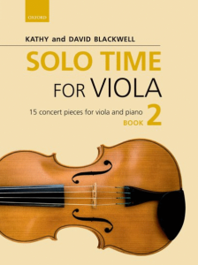 OXFORD UNIVERSITY PR SOLO Time For Viola Book 2 By Kathy & David Blackwell