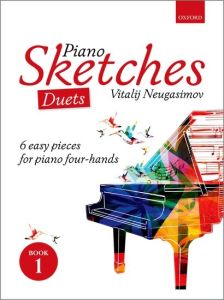 OXFORD UNIVERSITY PR PIANO Sketches Duets Book 1 For 1 Piano 4 Hands By Vitalij Neugasimov