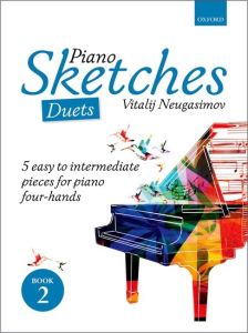 OXFORD UNIVERSITY PR PIANO Sketches Duets Book 2 For 1 Piano 4 Hands By Vitalij Neugasimov