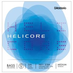HELICORE G-NICKEL Wound Medium Tension 3/4 Bass String