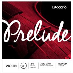 D'ADDARIO PRELUDE 3/4 Violin String Set - Medium Tension