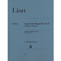 HENLE LISZT Hungarian Rhapsody No 15 Rakoczi March For Piano Urtext