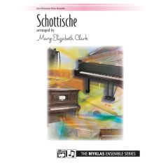 ALFRED SCHOTTISCHE For Piano Quartet (2 Pianos 8 Hands) Arranged By M.e. Clark
