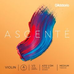 D'ADDARIO ASCENTE Violin 1/2 Aluminum Wound Single 