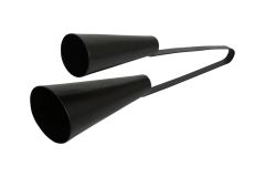 GROOVE MASTERS PERC AGO-H Agogo Bell Open Eded Flat Band Black