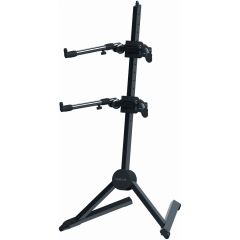 QUIK LOK SL930 Quiklok Double-tier Slant Keyboard Stand Black