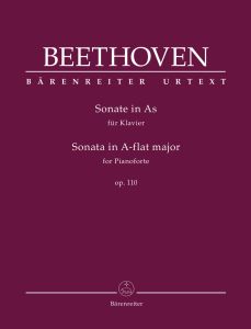 BARENREITER BEETHOVEN Sonata For Pianoforte In A-flat Major Op.110 For Piano Solo