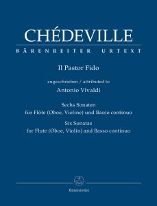 BARENREITER CHEDEVILLE Il Pastor Fido Six Sonatas For Flute (oboe, Violin)& Basso Continuo