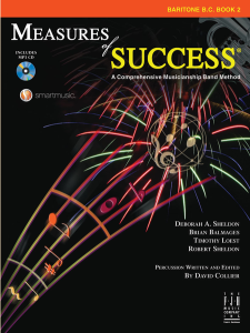 FJH MUSIC COMPANY MEASURES Of Success Baritone B.c. Book 2