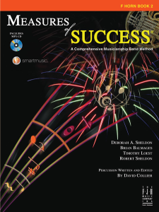 FJH MUSIC COMPANY MEASURES Of Success F Horn Book 2