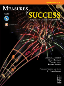 FJH MUSIC COMPANY MEASURES Of Success Trombone Book 2
