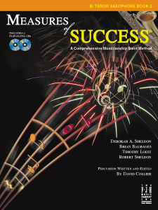 FJH MUSIC COMPANY MEASURES Of Success Tenor Saxophone Book 2