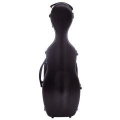 EASTMAN LIGHTWEIGHT Polycarbonate Cello Case Size 4/4 With Wheels, Black