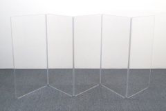 CLEARSONIC MFG. INC. A2448X5 | 120in Wide X 48in High | 5 Section Acrylic Panels