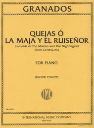 INTERNATIONAL MUSIC GRANADOS The Maiden & The Nightingale From Goyescas Edited By Isidor Philipp