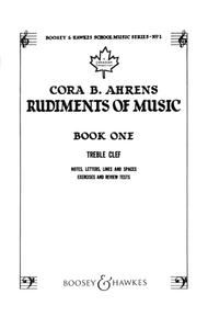 BOOSEY & HAWKES CORA B. Ahrens Rudiments Of Music Book 2 Bass Clef