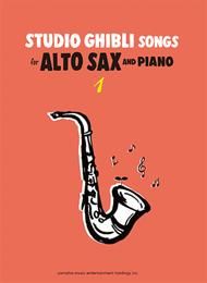 YAMAHA STUDIO Ghibli Songs For Alto Sax & Piano Vol.1 Intermediate Level (english)