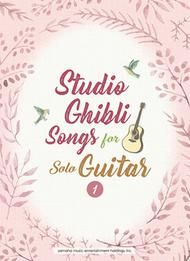 YAMAHA STUDIO Ghibli Songs For Solo Guitar Vol.1 Intermediate Level (english Version)