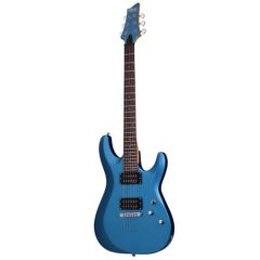 SCHECTER C-6 Dlx Satin Metallic Light Blue Electric Guitar