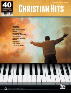 ALFRED 40 Sheet Music Bestsellers Christian Hits Piano/vocal/guitar