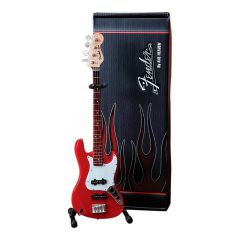 AXE HEAVEN FENDER Jazz Bass Classic Red Miniature Guitar Replica